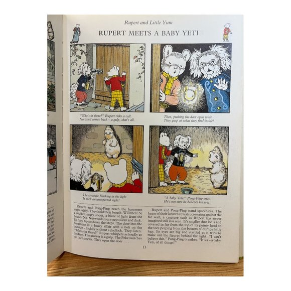 Vintage 1990's Rupert Daily Express Annual 70th Anniversary Hardcover Book - Picture 15 of 15